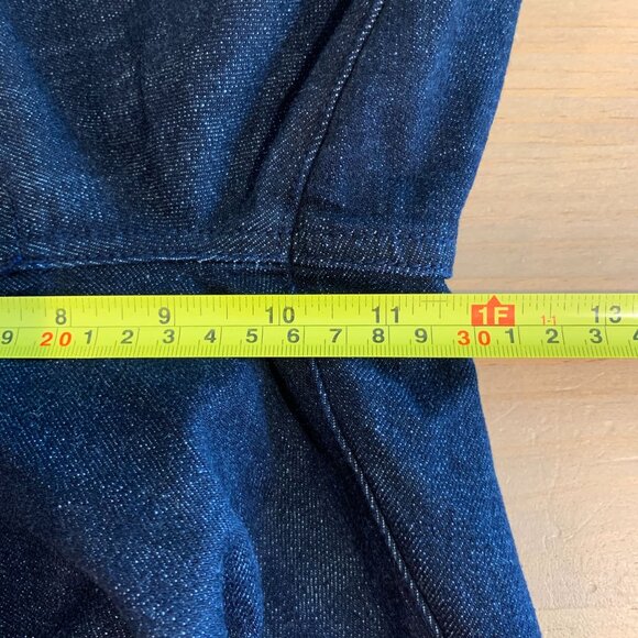 CAbi Women's 5691R Bootcut Flare High Rise Trouser Jean Sz 6 Dark Wash Blue - Picture 8 of 9